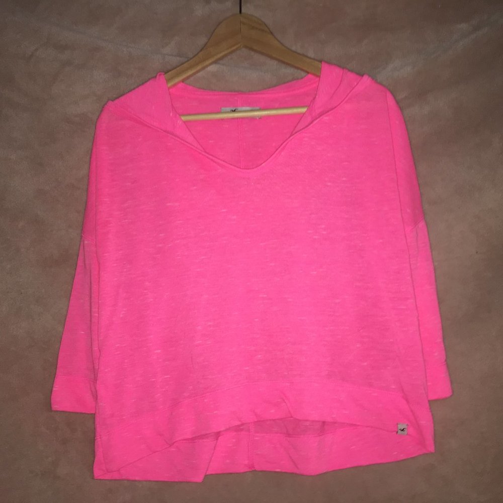 Hollister Soft Sheer Loose Cover up Sweater Beach Cover Up